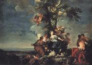 Giovanni Domenico Ferretti The Rape of Europa France oil painting artist